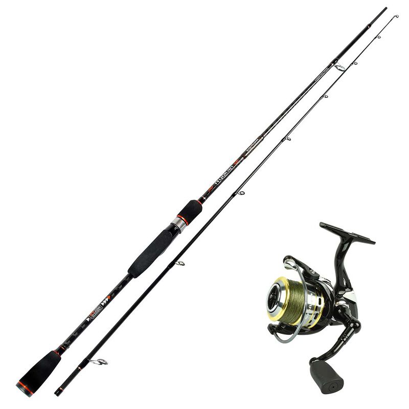 Ensemble Spinning Sakura Ryokan 632L 1.90m, 2-7g + Moulinet 2000 + Tresse - Packs et ensembles | Pacific P&ecirc;che