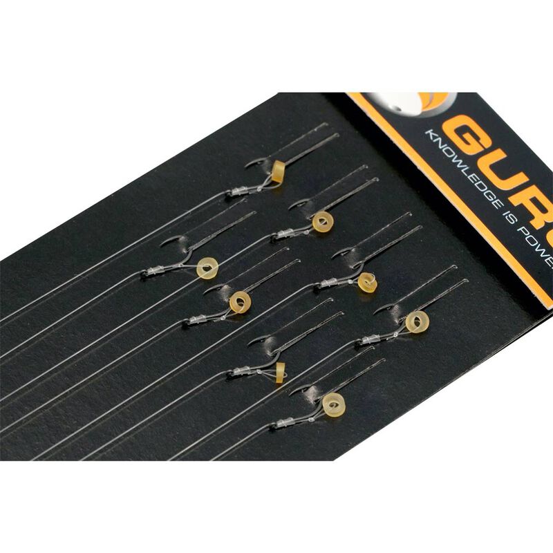 Bas de ligne Guru Super LWG Bait Band Rigs 6" (x8) - Hameçons montés feeder | Pacific Pêche