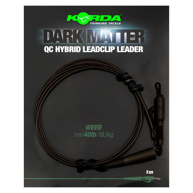 Leader korda dark matter leader 1m qc hybrid clip - Leaders | Pacific Pêche