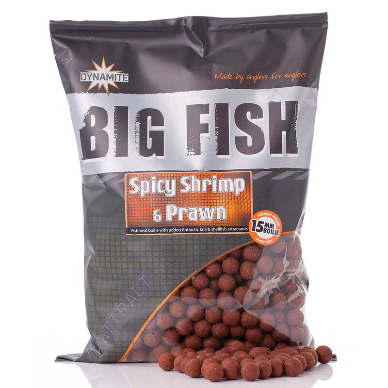 Bouillettes dynamite baits spicy shrimp  big fish 1.8kg - Denses | Pacific P&ecirc;che