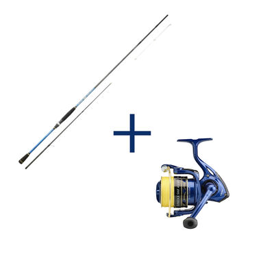 Ensemble Sunset Canne Atom SW Spinning 270-2 XH  + Moulinet Sunedge SWF 4503 FD - Packs et ensembles | Pacific P&ecirc;che