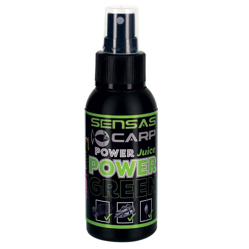 Attractant Sensas Power Green Sensas 75ml - Soldes Feeder | Pacific P&ecirc;che