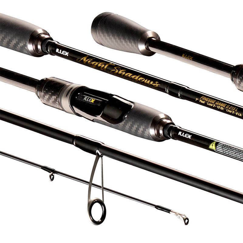 Canne Spinning Illex Night Shadows S 215 L Finesse Game 2.16m, 3.5-12g - Cannes Spinning | Pacific P&ecirc;che