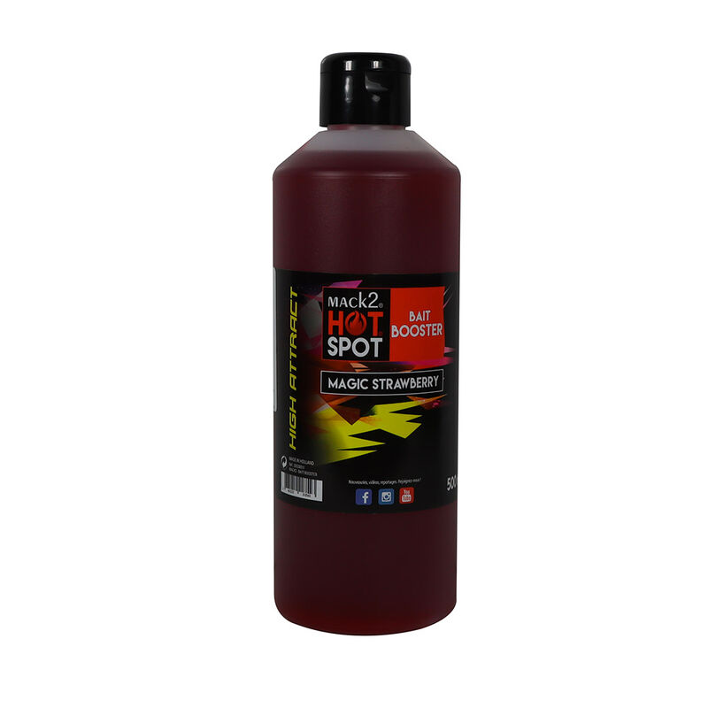 Booster Mack2 High Attract Magic Strawberry Bait Booster 500ml - Boosters / dips | Pacific P&ecirc;che