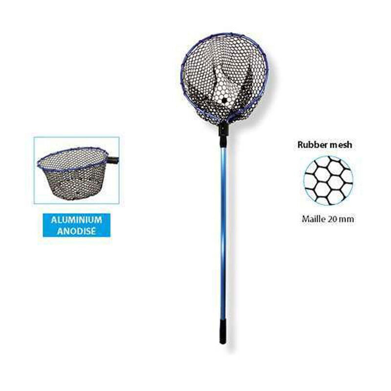 Epuisette Special Seiche Telescopique - Aluminuim Flashmer - Epuisettes | Pacific Pêche