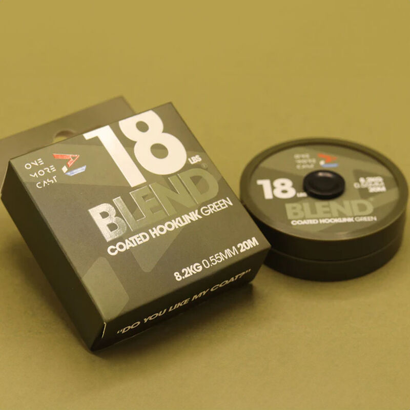 Tresse Gainée Blend Coated Hooklink Green 20m - Tresse BDL | Pacific Pêche