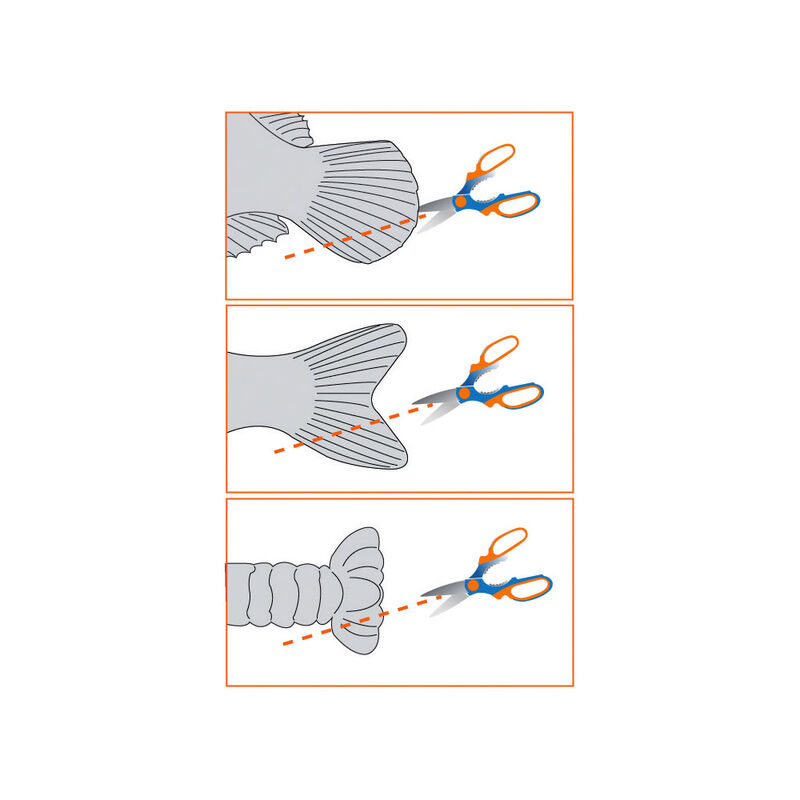 Ciseaux flashmer coupe queues - Ciseaux/Coupes fil | Pacific Pêche