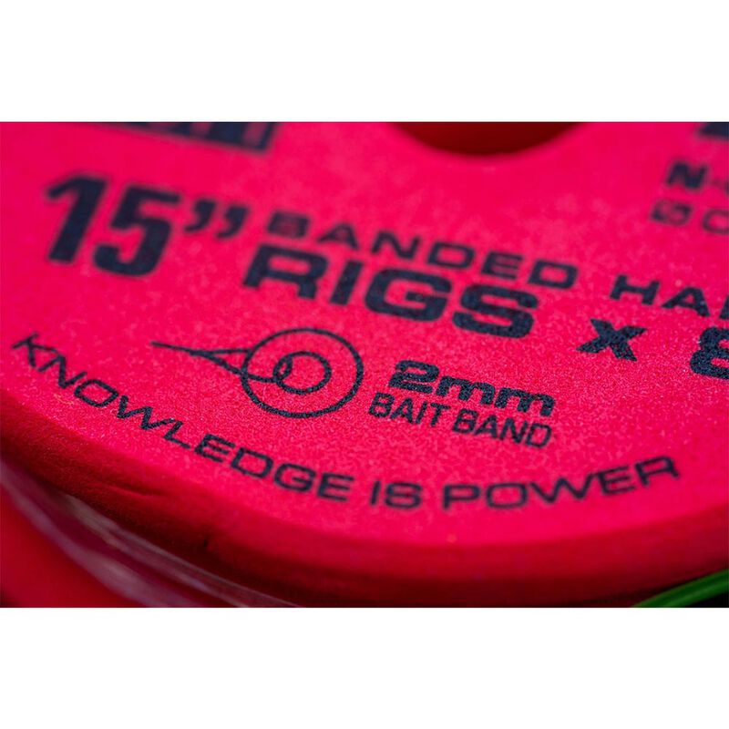 Bas de ligne Guru QM1 Bait Bands 15" (x8) - Hameçons montés feeder | Pacific Pêche