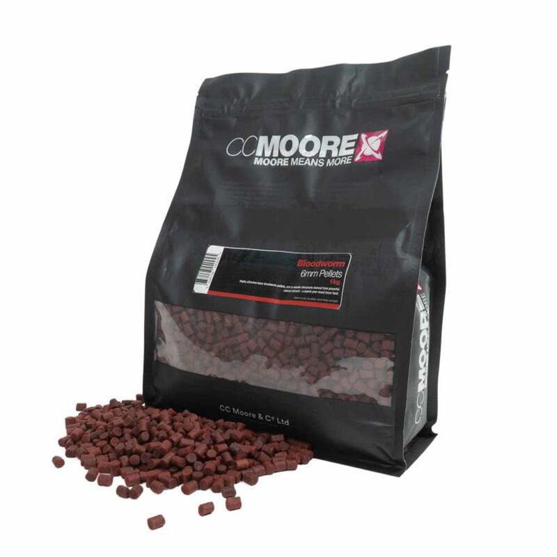Pellet CC MOORE Bloodworm Pellets 2mm 1kg - Amor&ccedil;ages | Pacific P&ecirc;che
