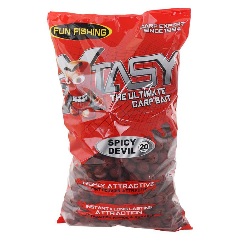 Bouillettes funfishing extasy spicy devil 4kg 20mm - Bouillettes | Pacific Pêche