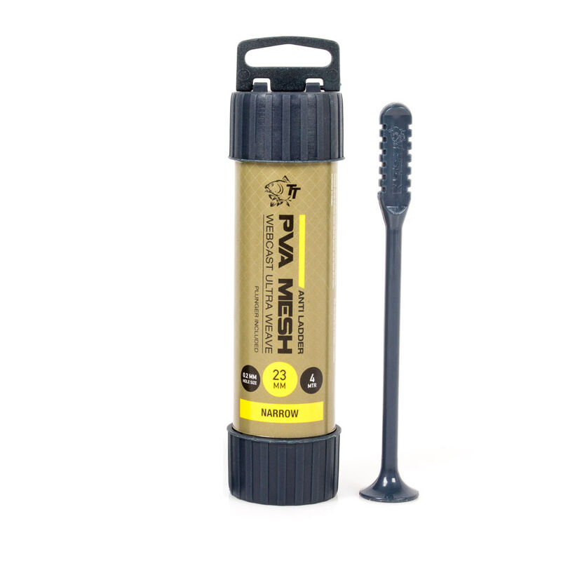 Filet soluble carpe nash webcast pva ultra weave narrow 23mm - Filets | Pacific Pêche