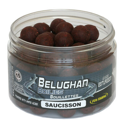 Bouillettes pour esturgeons fun fishing saucisson 300gr 15mm - Denses | Pacific Pêche