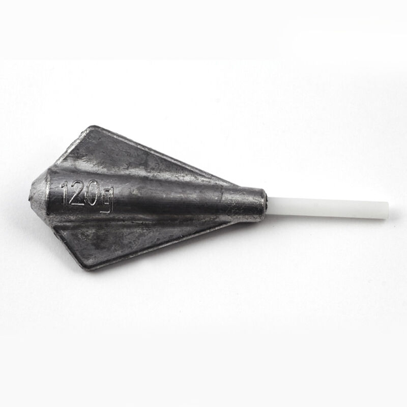 Plomb &agrave; ailettes + Tube Lemer (x2) - Plombs | Pacific P&ecirc;che