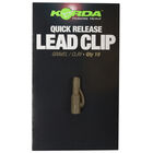Clip plomb carpe korda quick release lead clips - 10 stuck - Clip plombs et cônes | Pacific Pêche