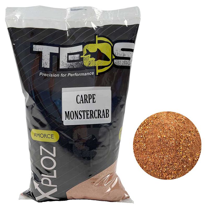 Amorçe Teos Xploz Carpe Monster Crab 1kg - Amorces | Pacific Pêche