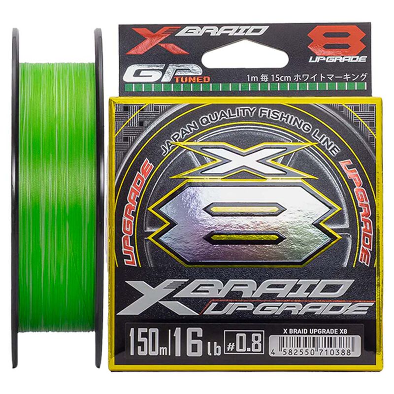 Tresse X Braid Upgrade 0,8 16lbs 150M - Tresses | Pacific P&ecirc;che