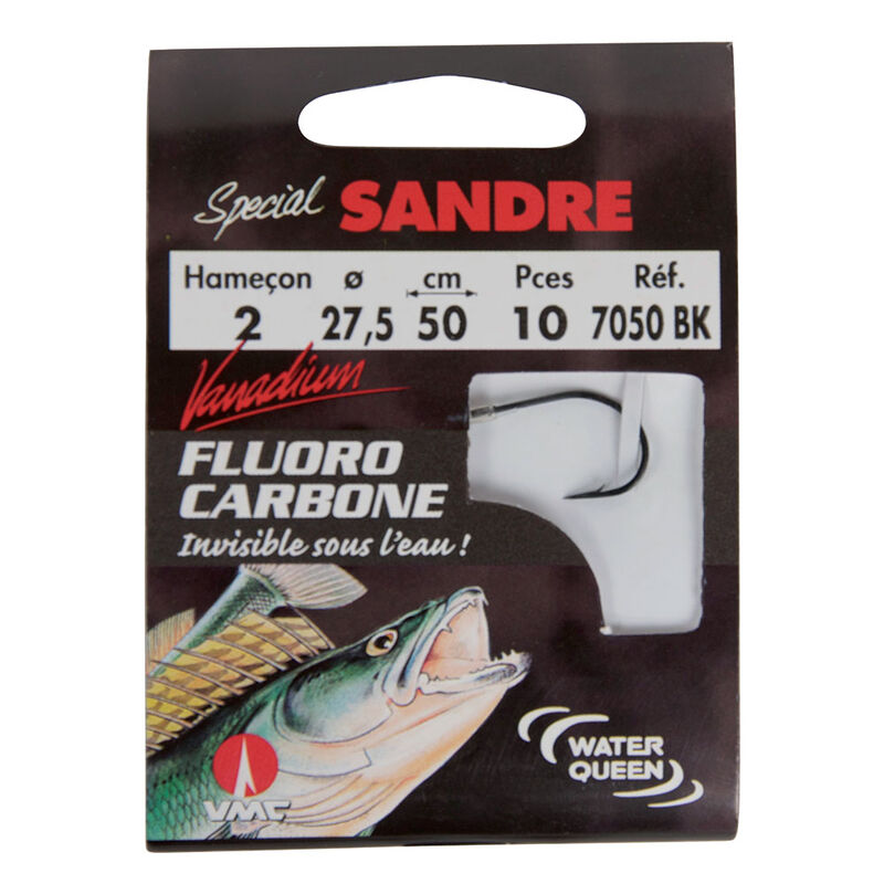 Hame&ccedil;ons mont&eacute;s carnassier waterqueen sp&eacute;cial sandre 7050 bk (x10) - Carnassier au pos&eacute; | Pacific P&ecirc;che