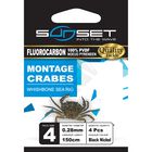 Hameçons montés Hm Rs compétition montage crabe / fluoro - Hameçons Montés | Pacific Pêche