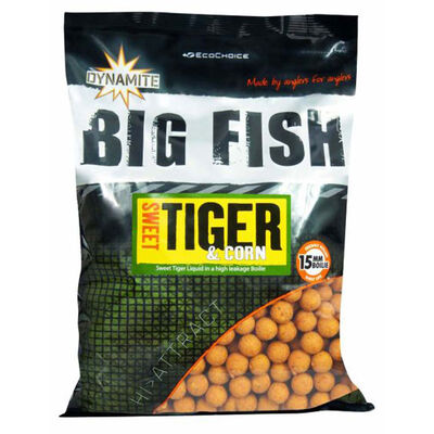 Bouillettes Dynamite Baits Sweet Tiger Corn 1kg - Denses | Pacific Pêche