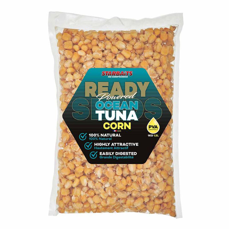 Graines Cuites Starbaits Ready Seed Ocean Tuna Corn - Pr&ecirc;tes &agrave; l'emploi | Pacific P&ecirc;che