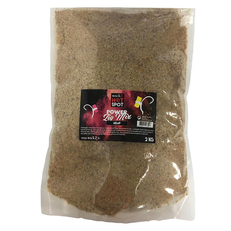 Zig mix mack2 power hemp 2kg - Sticks Mix | Pacific Pêche