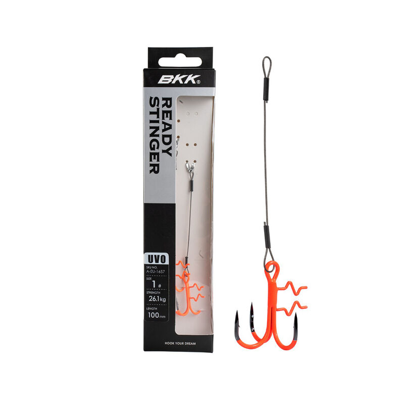 Stinger BKK Assist Spear UVO Stinger HD 7x7 Wire Pike (x2) - Bas de ligne mont&eacute;s | Pacific P&ecirc;che