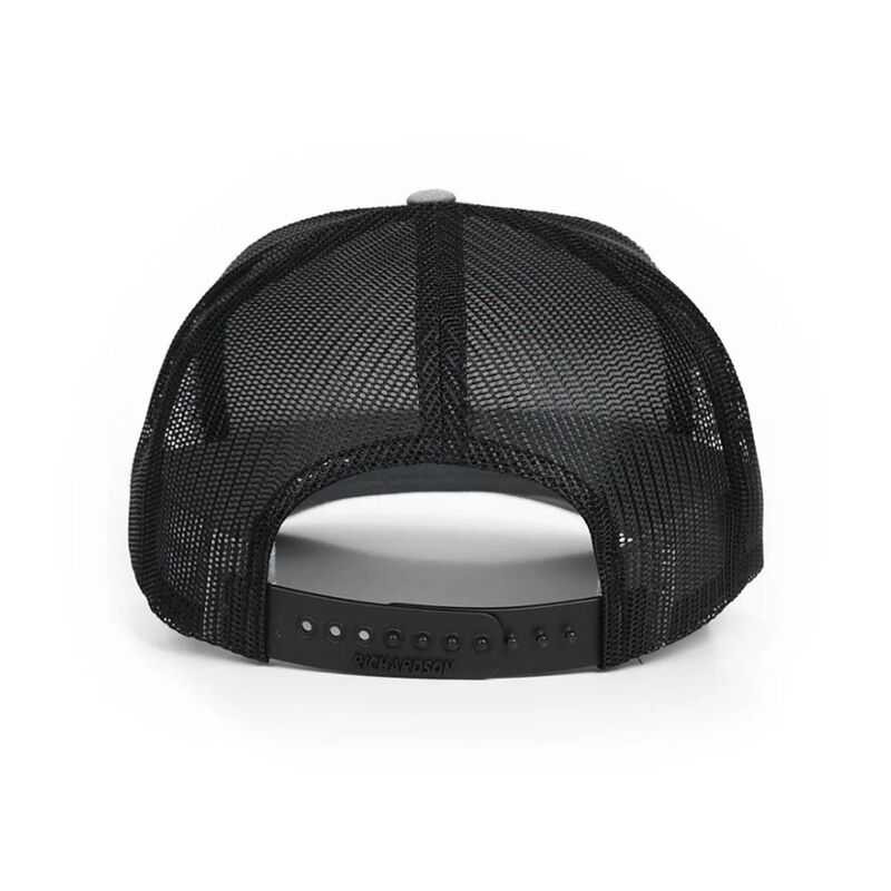 Casquette Grundens Poseidon Trucker Cap Heather Grey / Black - Casquettes et couvrants | Pacific Pêche