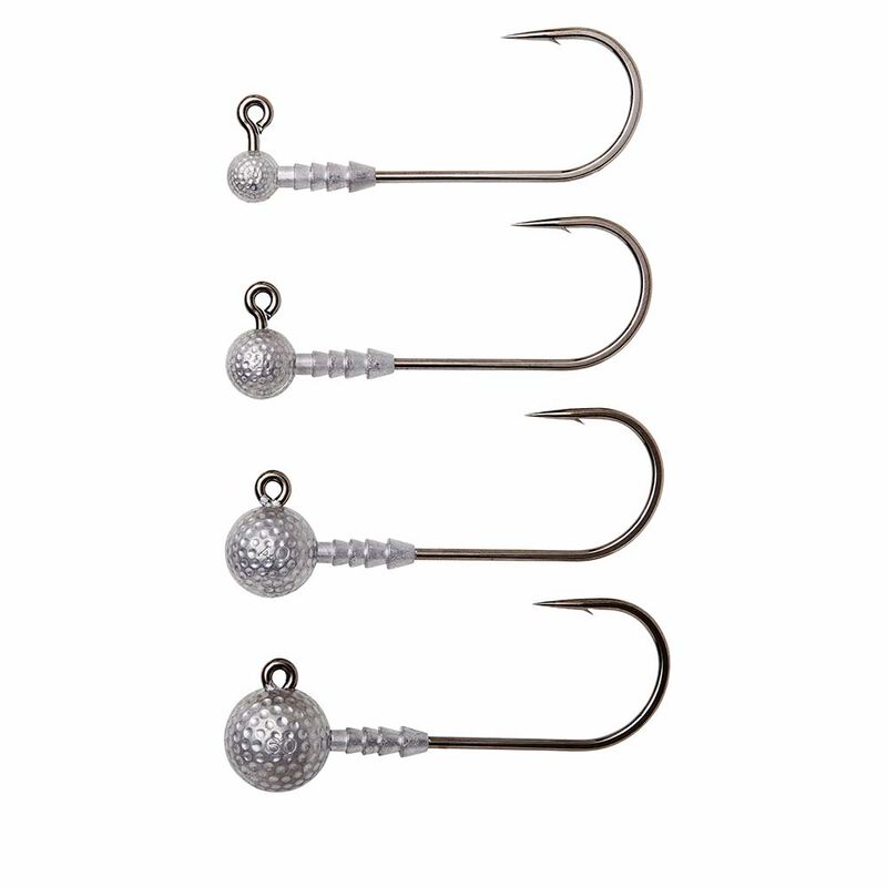 Pack 20 Tête Plombée Madcat Golf Ball Jig Head 8/0 Natural - Têtes plombées | Pacific Pêche