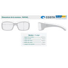 Lunettes polarisantes costa rafael matte olive (verres  copper 580 p) - Lunettes | Pacific P&ecirc;che