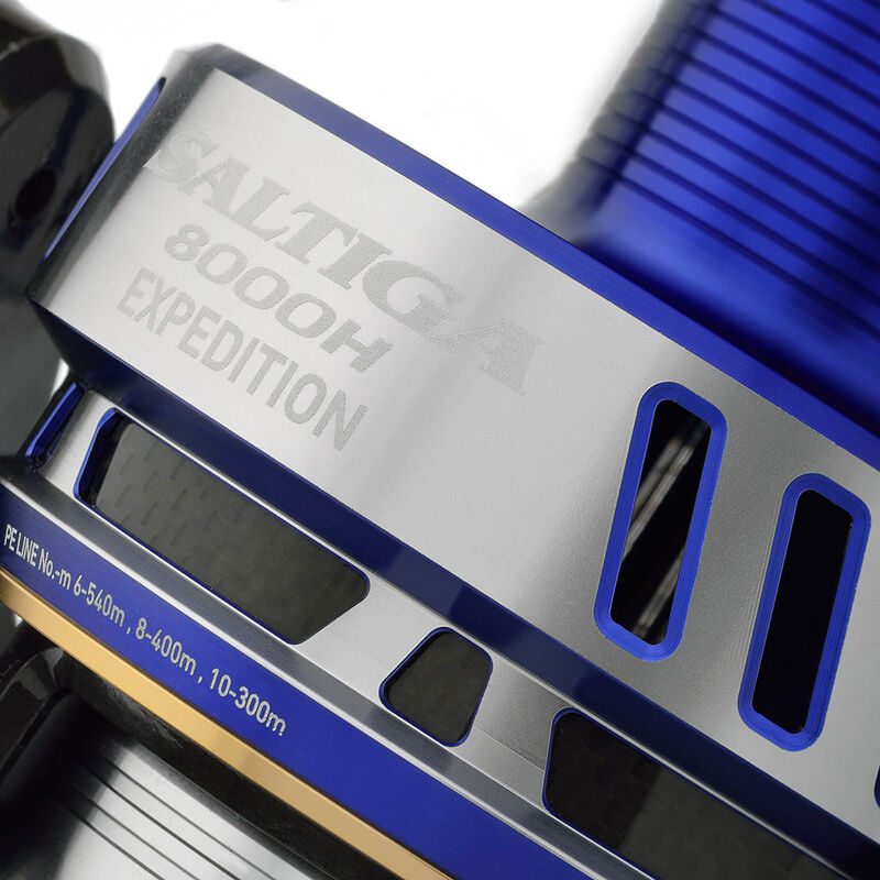 Moulinet daiwa saltiga expedition 8000 h - Moulinets tambour Fixe | Pacific Pêche