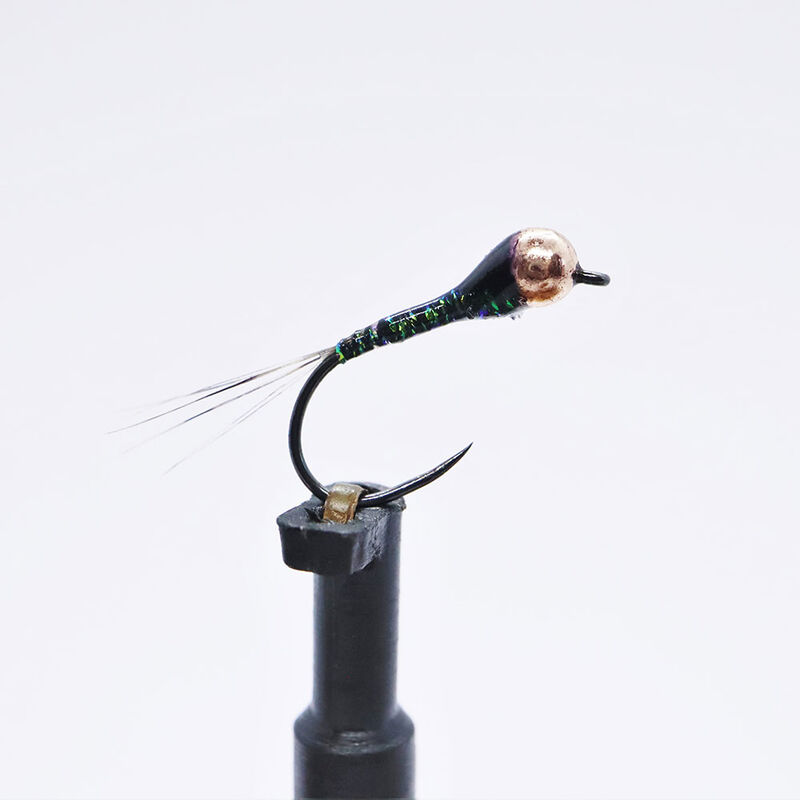 Kit 3 nymphes perdigones olives h16 bille cuivre tung 2,5 mm - Nymphes | Pacific Pêche