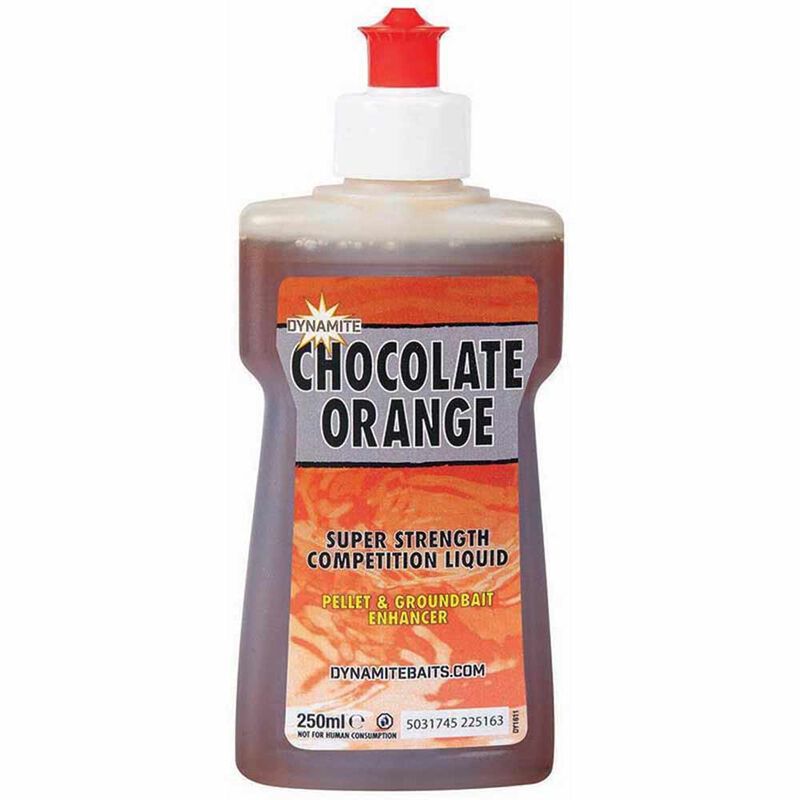 Attractant Liquide Dynamite Baits Chocol.Orange 250 ml - Additifs | Pacific P&ecirc;che