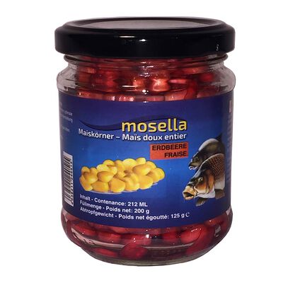 Mais fraise Mosella pot en verre 212 ML (sans liquide) - Graines cuites | Pacific Pêche