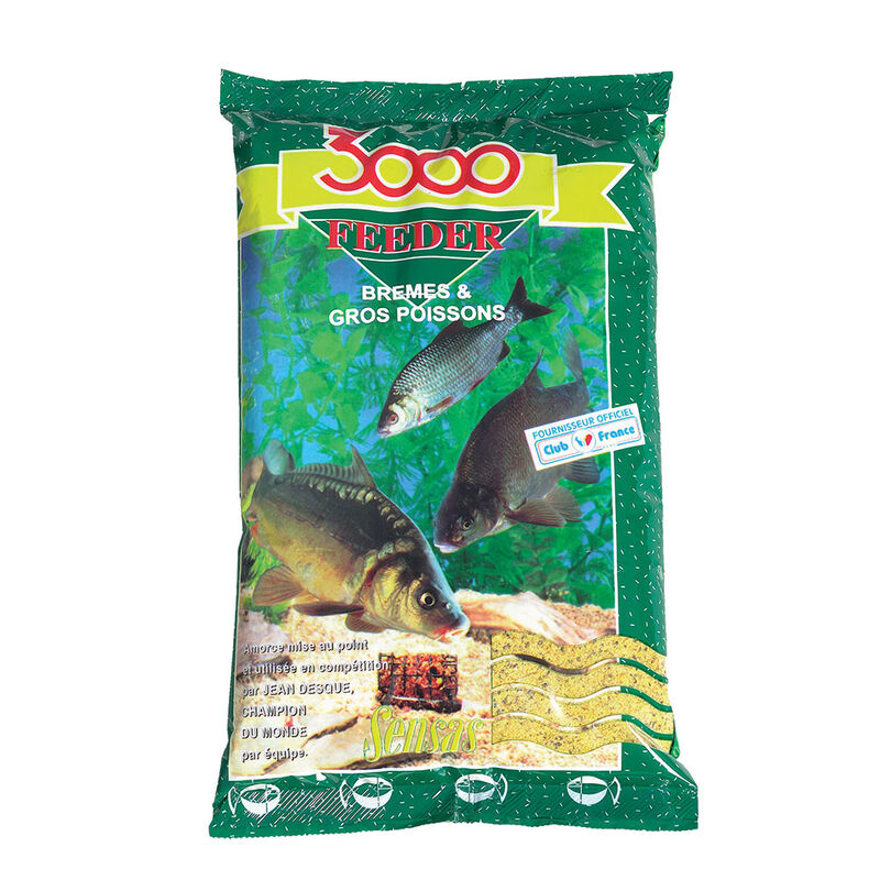 Amorce sensas 3000 feeder bremes 1kg - Destockage | Pacific P&ecirc;che