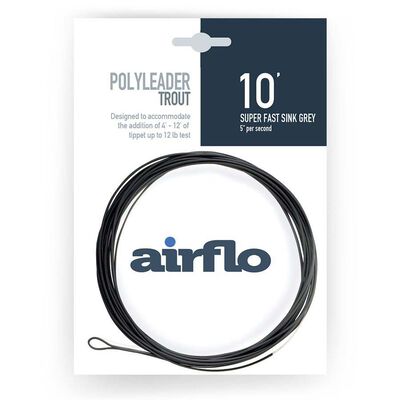 Polyleader super fast sink Airflo 10' (3m) - Poly Leaders | Pacific Pêche