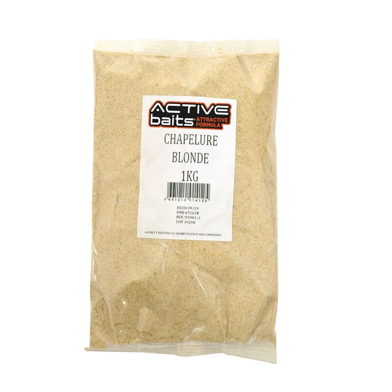 Farine Active Baits Chapelure Blonde 1kg - Farines | Pacific P&ecirc;che