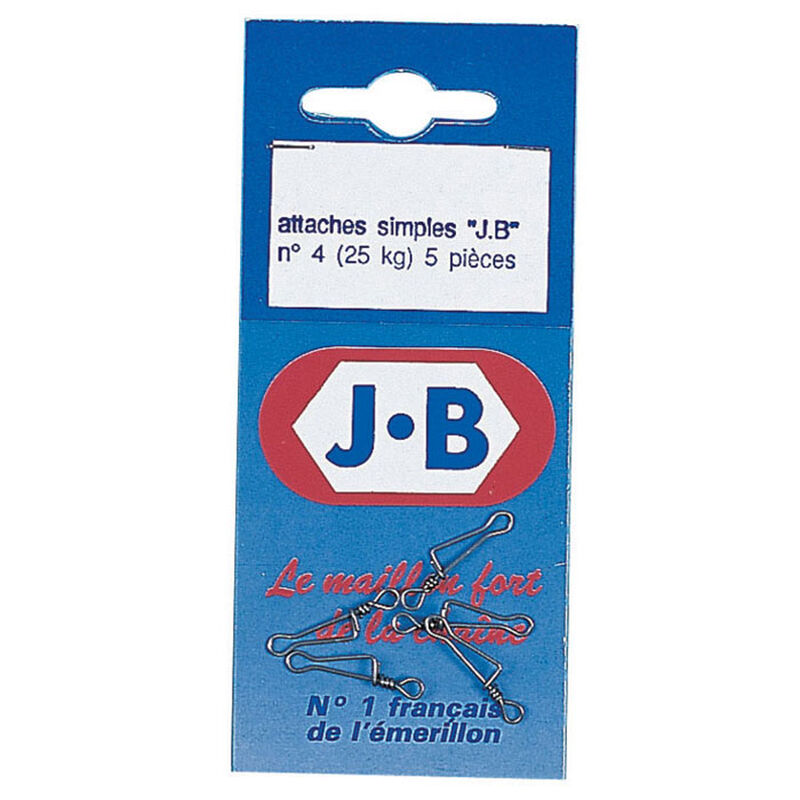 Agrafe carnassier j.b. (x5) - Agrafes | Pacific Pêche