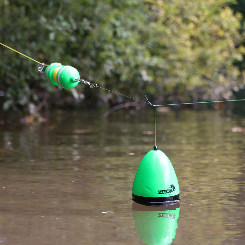 Relais silure zeck outrigger system vert 20m - Flotteurs / Bou&eacute;es | Pacific P&ecirc;che