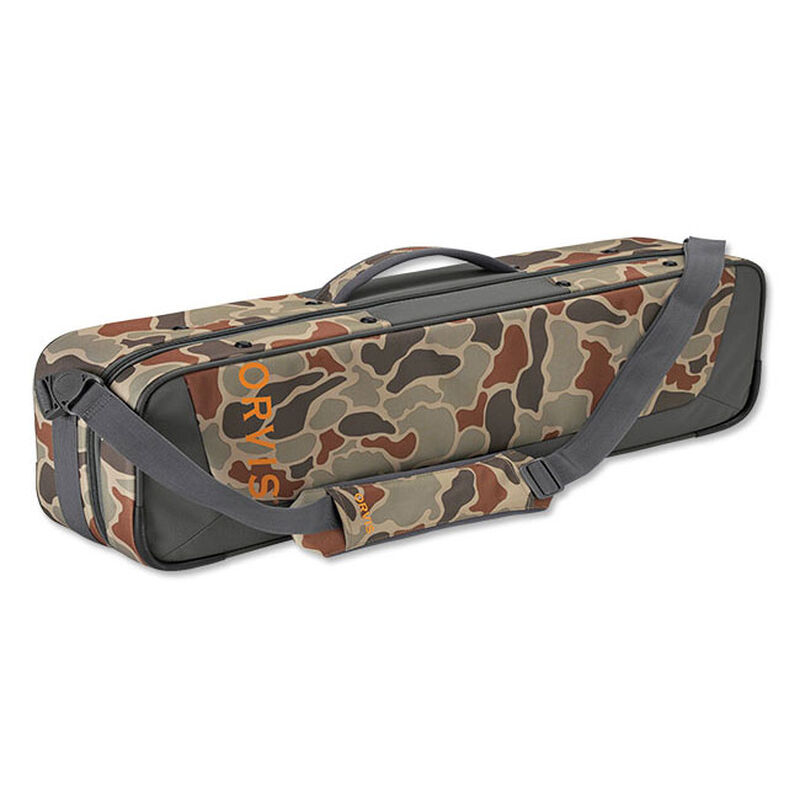 Bagage mouche orvis safe passage carry it all large brown camo - Fourreaux | Pacific P&ecirc;che