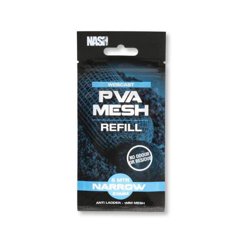 Recharge Filet Soluble Nash Webcast PVA Refill Narrow 23mm - Filets | Pacific Pêche