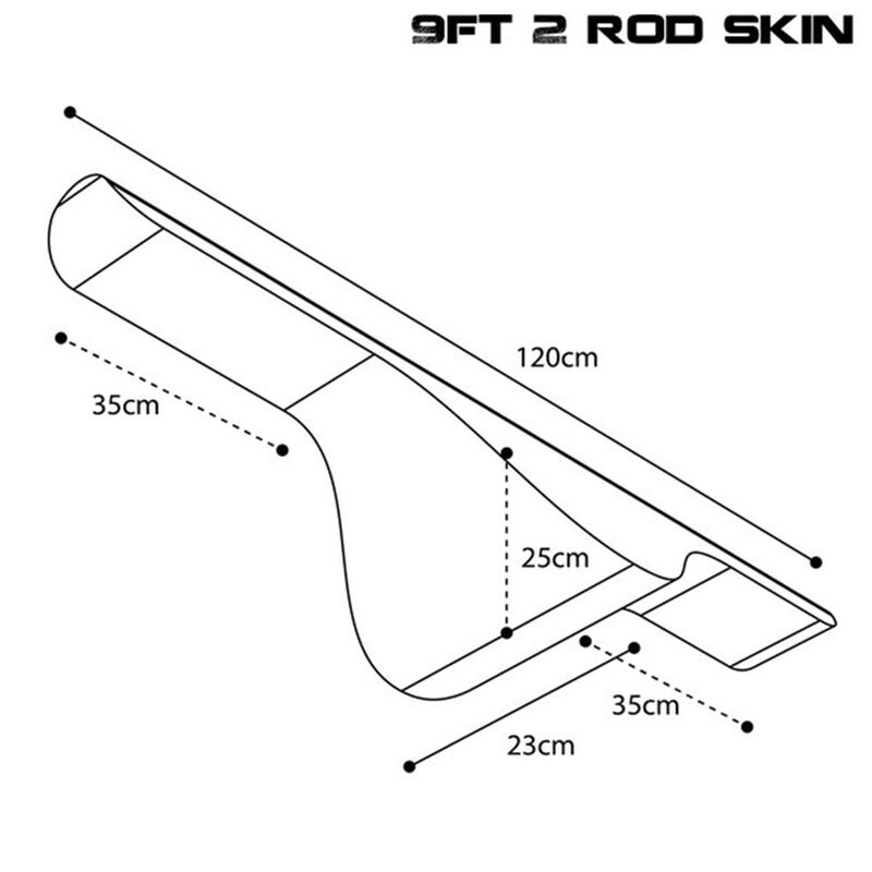 Fourreau Nash Scope OPS Hi Protect 9ft 2 Rod Skin - Fourreaux | Pacific Pêche