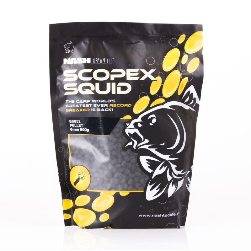 Pellets d'amor&ccedil;ages carpe nashbait scopex squid feed pellets 900g - Amor&ccedil;ages | Pacific P&ecirc;che