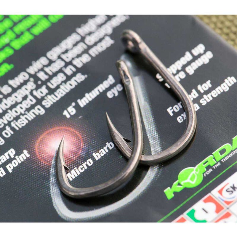 Hameçons Korda Malade Choddy B Black Pour La Carpe - Neuf Sous Pochette