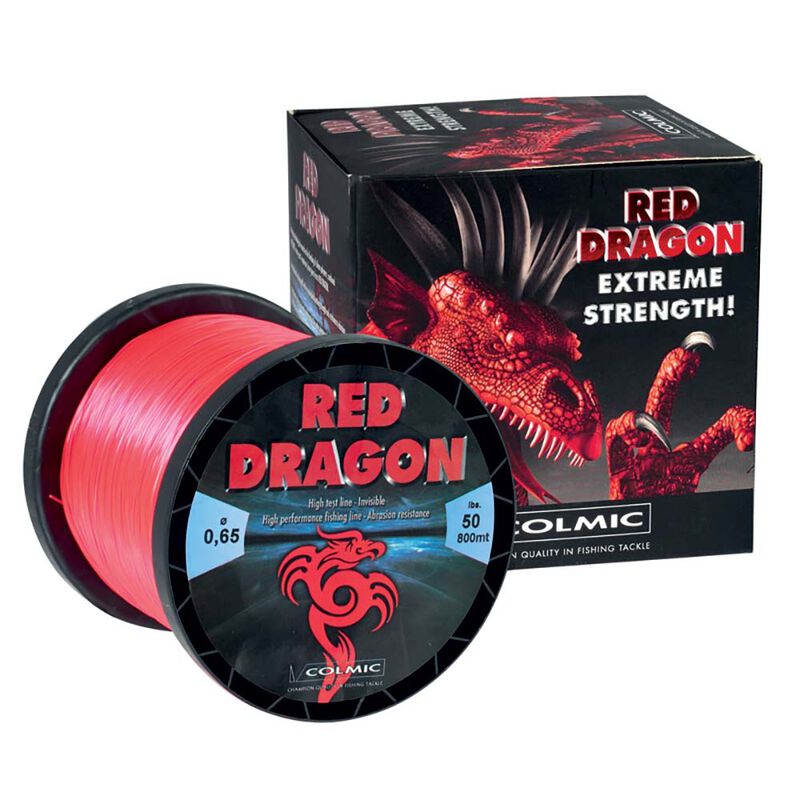 Nylon Mer Colmic Red Dragon 600m - Nylons | Pacific P&ecirc;che