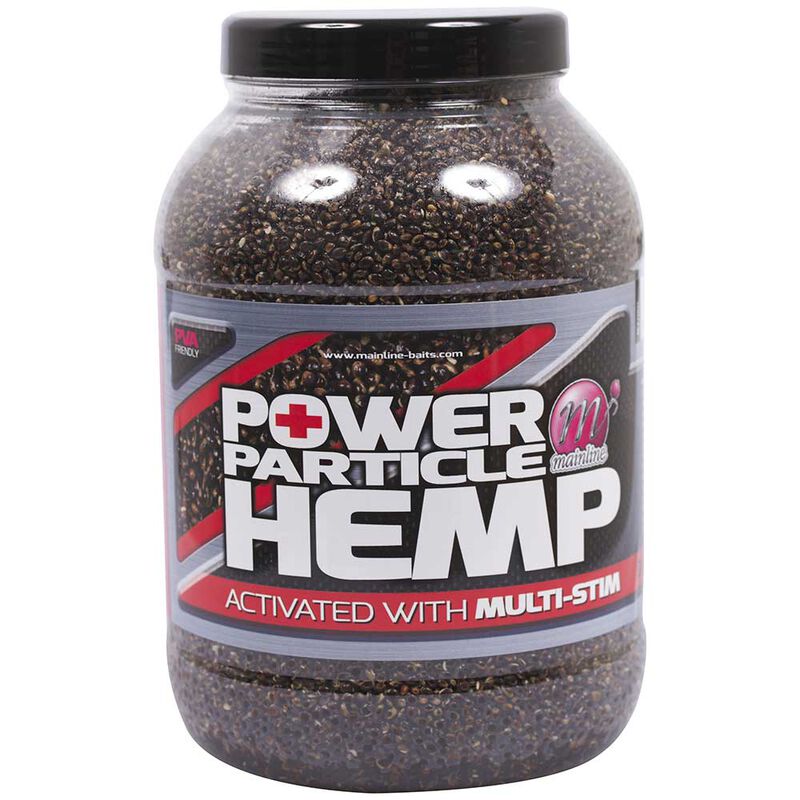 Graines cuites carpe mainline hemp with added multi-stim 3l - Pr&ecirc;tes &agrave; l'emploi | Pacific P&ecirc;che