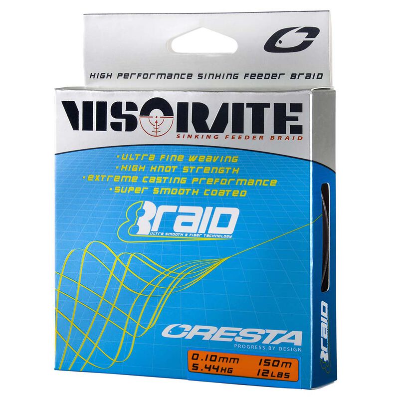 Tresse Cresta Visorate Feeder Braid 150m - Tresses feeder | Pacific P&ecirc;che