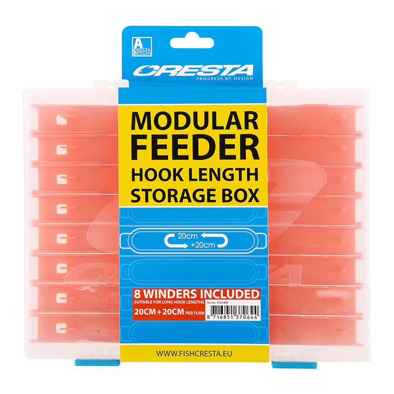 Cresta Hooklength Box Feeder 20CM - Bagagerie feeder | Pacific P&ecirc;che