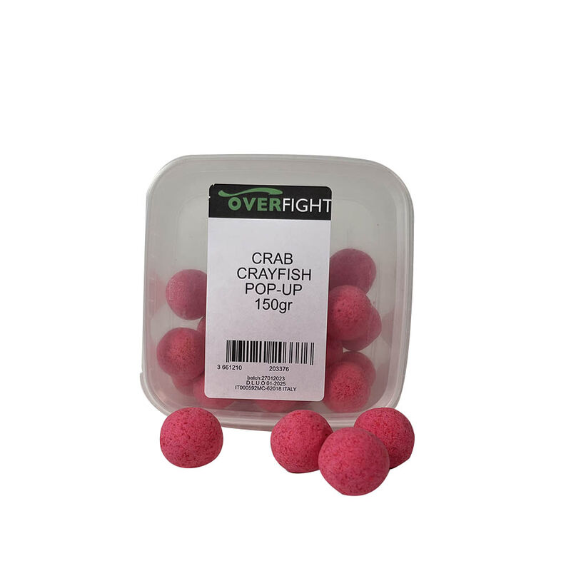 Pop up Overfight Crab Crayfish 25mm - Bouillettes | Pacific Pêche