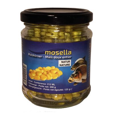 Mais nature Mosella pot en verre 212 ML (sans liquide) - Graines cuites | Pacific Pêche