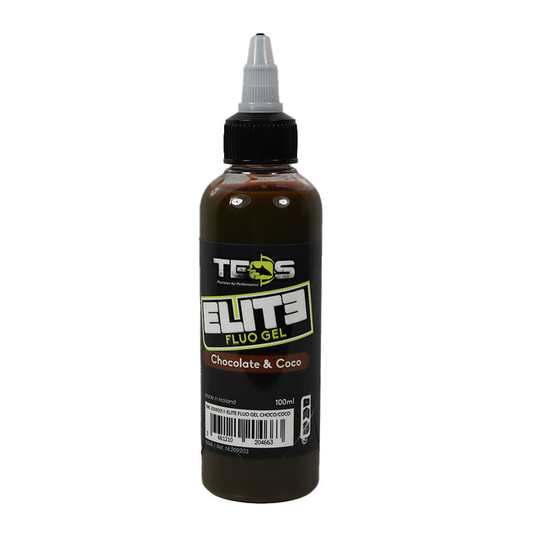 Booster Fluo Gel Teos Elite Chocolat/Coco 100ml - Additifs | Pacific Pêche